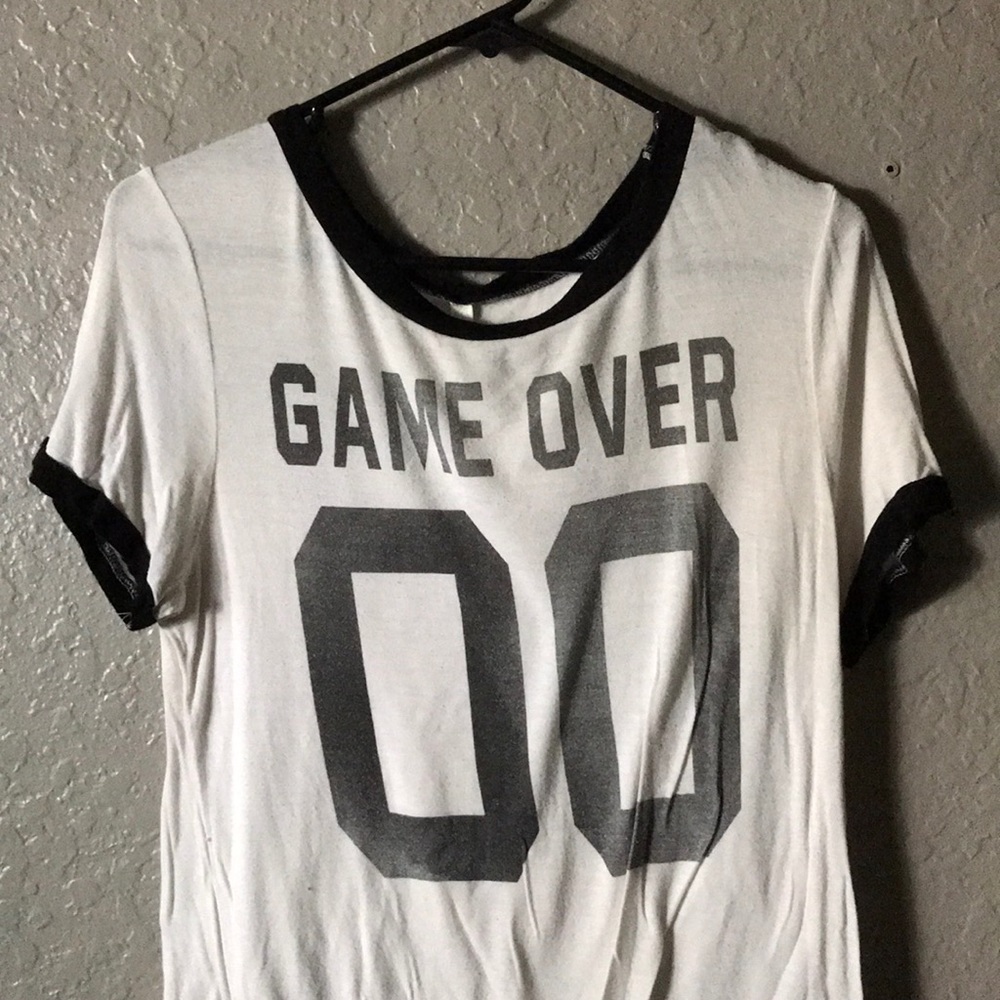 White Graphic Tee